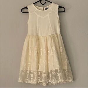 Art Class Girl’s Dress Cream size Large